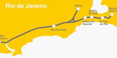 რუკა რიო-დე-ჟანეიროში მეტრო - Line 4